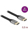 DeLOCK UHS HDMI 48Gbps 8K 60Hz 0.5m grey - 83994 - nr 6