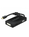 DeLOCK DP 1.2 Adapter> VGA / HDMI / DVI / Audio Bu - 4K passive Kolor: CZARNY - nr 3