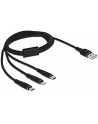 DeLOCK USB 3in1 Lightn. mUSB / USB-C 1m - 87155 Kolor: CZARNY - nr 3