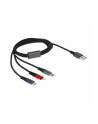 DeLOCK USB 3in1 Lightn. mUSB / USB-C 1m - 87277 3-colored - nr 1