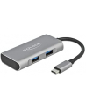 DeLOCK external USB 3.2 hub gy - USB3.2> 3 x USB Type-A + 1 x USB Type-C - nr 8