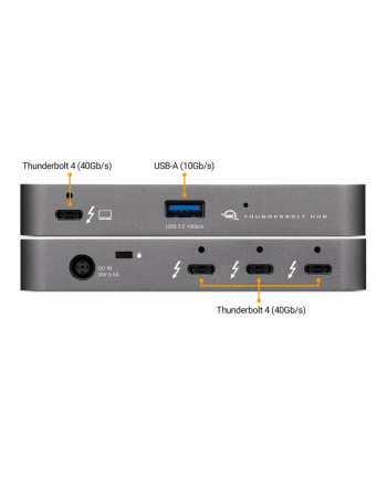 OWC Thunderbolt 4 Hub 5Port Kolor: CZARNY / grey