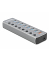 DeLOCK USB 3.2 Gen1 Hub + 7Po + SLK + USB-C - 63264 - nr 1