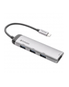 Verbatim USB-C multiport hub 4xUSB 3.2 silver - nr 25