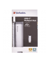 Verbatim USB-C multiport hub 4xUSB 3.2 silver - nr 30