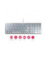 D-E Layout - Cherry KC 6000 SLIM FOR MAC D-E silver U - nr 47