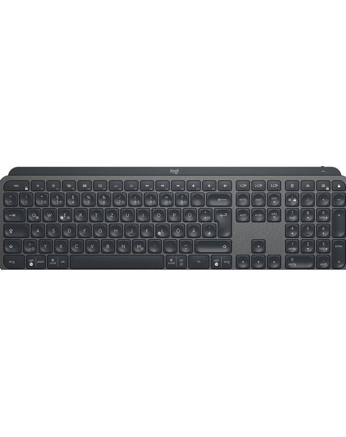 D-E Layout - Logitech MX Keys WL keyboard Kolor: CZARNY - 920-009403 główny