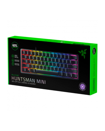 D-E Layout - Razer Huntsman Mini cli, Kolor: CZARNY - RZ03-03391700-R3G1 nr 2