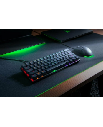 D-E Layout - Razer Huntsman Mini cli, Kolor: CZARNY - RZ03-03391700-R3G1