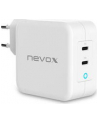 Nevox 100W DUAL USB-C Power Delivery - (PD) Charger GaN, Kolor: BIAŁY - nr 1