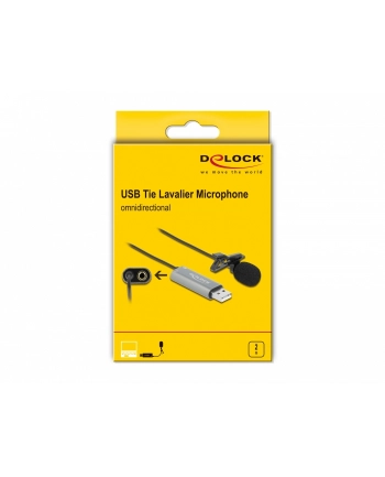 DeLOCK USB tie microphone - 66638