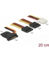 DeLOCK SATA 15P St> 3xSATA + 1xMolex - 4 pin socket 20 cm (PCB) - nr 7