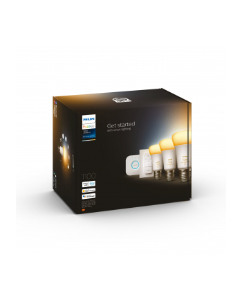 Philips Hue E27 3 starter set 3x800lm 75W - incl.DS - White Amb.