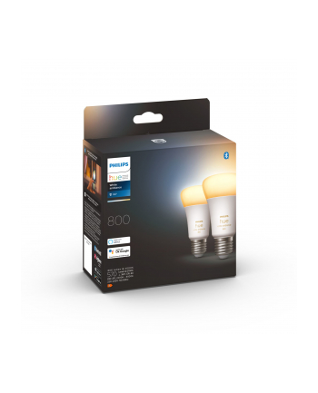 Philips Hue E27 double pack 2x570lm 60W - White Amb.
