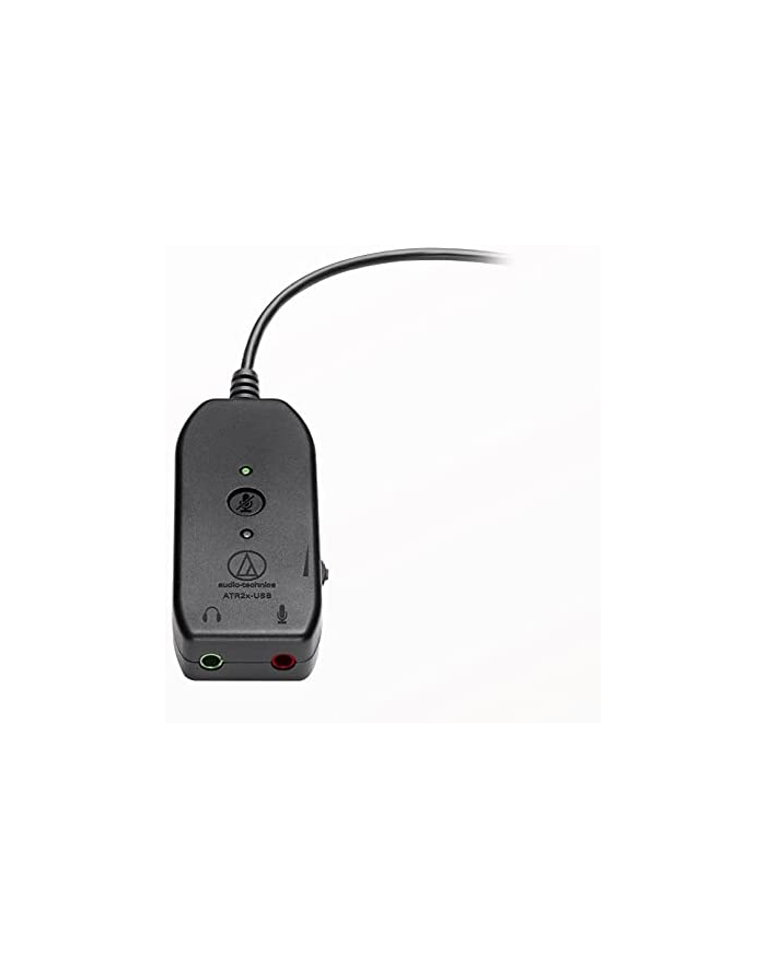 Audio Technica ATR2x-USB adapter 3.5 to USB-C Kolor: CZARNY - 3.5mm to USB digital audio adapter główny