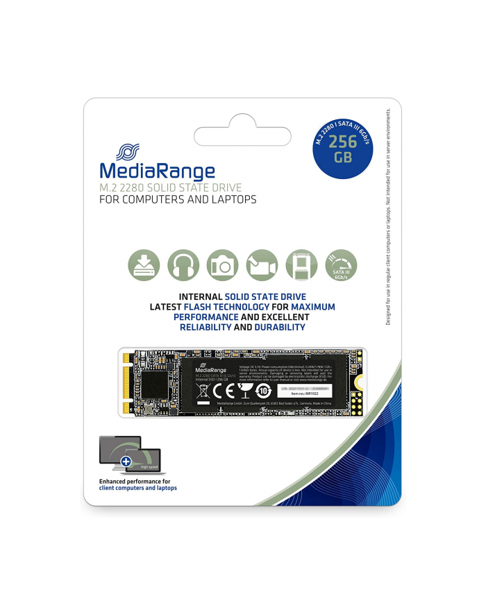MediaRange SSD 256GB 475/545 M.2 - MR1022 główny