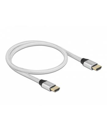 DeLOCK UHS HDMI 48Gbps 8K 60Hz 0.5m silver - 85365