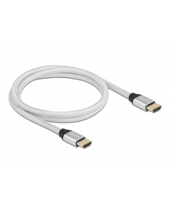 DeLOCK UHS HDMI 48Gbps 8K 60Hz 1.0m silver - 85366