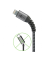 Goobay cable Lightning textile grey / silver 2.0m - 49269 - nr 12
