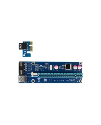 DeLOCK Riser C. PCIe x1> x16 + 16cm USB - 41430