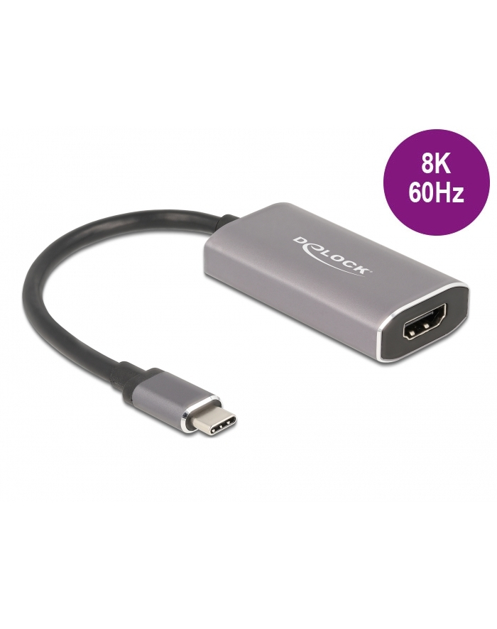 DeLOCK adapter USB-C 3.1 Gen 1 (male)> HDMI 8K + HDR główny