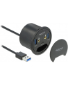 Delock 3P table hub 1xUSB-C + 2xUSB-A + HD - 62794 - nr 17