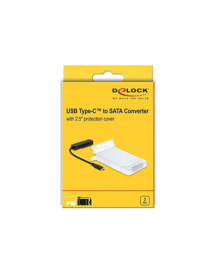 DeLOCK USB-C> SATA conv. with 2.5 protective cover główny