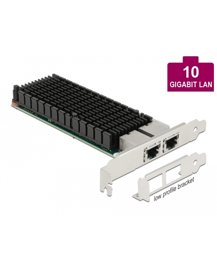 DeLOCK PCIe x8> 2x RJ45 1 Gig Lan x540 główny