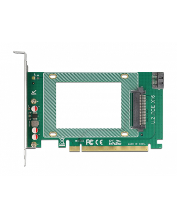 DeLOCK PCIe x16> 1 xint. U.2 NVMe - SFF-8639