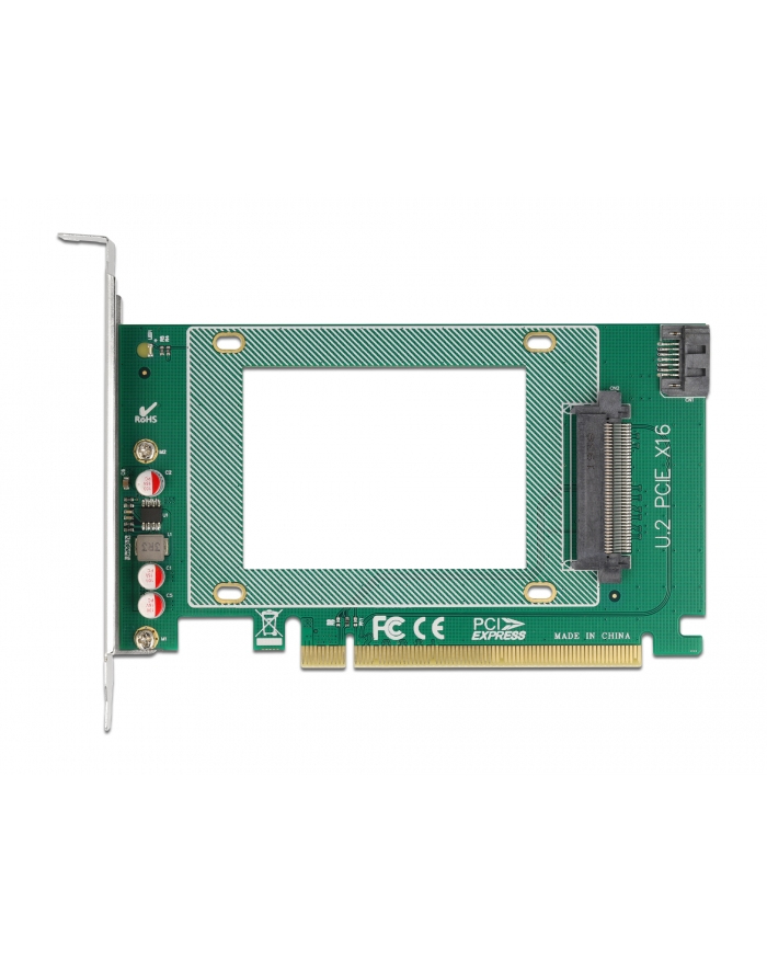 DeLOCK PCIe x16> 1 xint. U.2 NVMe - SFF-8639 główny