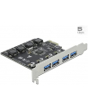 DeLOCK PCIe x1 K 4x ext USB-A BU SS USB - 90509 - nr 2