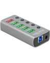 DeLOCK USB 3.2 Gen1 Hub + 4Po + 1SLK + ST + BE - 63262 - nr 7