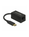 DeLOCK Adap USB3.2> USB-C St> GigaLan Kolor: CZARNY - 66043 - nr 1