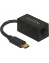 DeLOCK Adap USB3.2> USB-C St> GigaLan Kolor: CZARNY - 66043 - nr 2