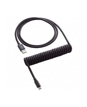 CableMod Classic Coiled Keyboard Cable Kolor: CZARNY 1.50m - USB-A> USB-C