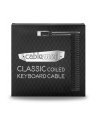 CableMod Classic Coiled Keyboard Cable Kolor: CZARNY 1.50m - USB-A> USB-C - nr 7
