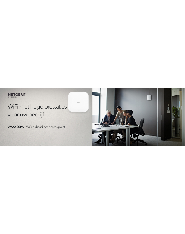 Netgear WAX620 WiFi / AX3600 / Access Point - WAX620-100(wersja europejska)S główny