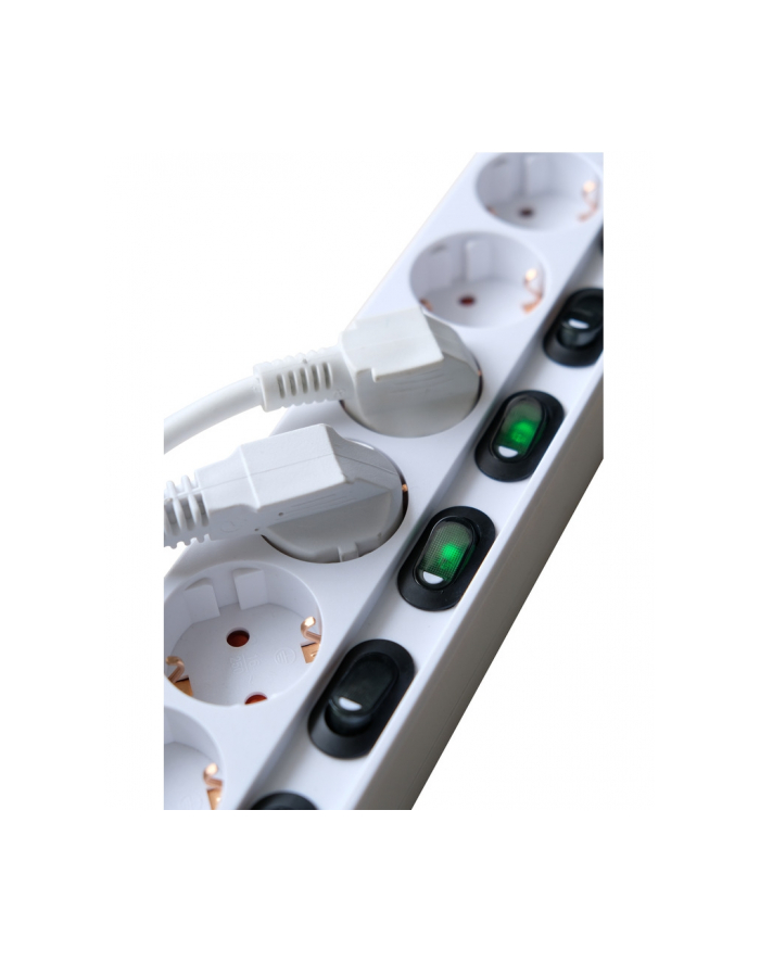 Brennenstuhl socket strip 6-way 2m Kolor: BIAŁY - H05VVF 3G1.5 główny