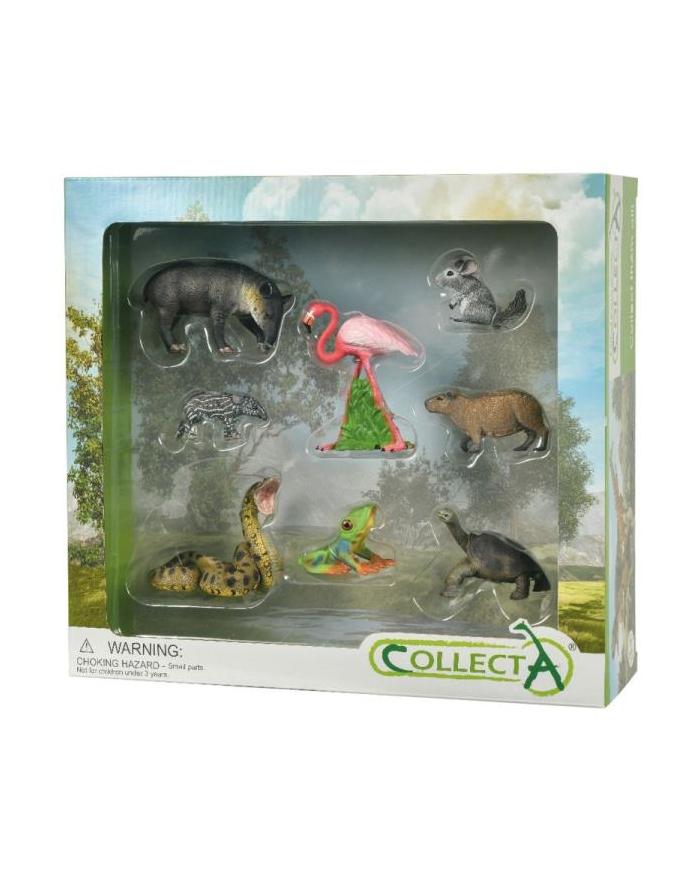 Zestaw 8 dzikich zwierząt w opakowaniu 84098 COLLECTA główny