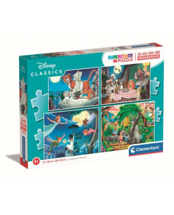 Clementoni Puzzle 20+60+100+180el Disney classic 21414