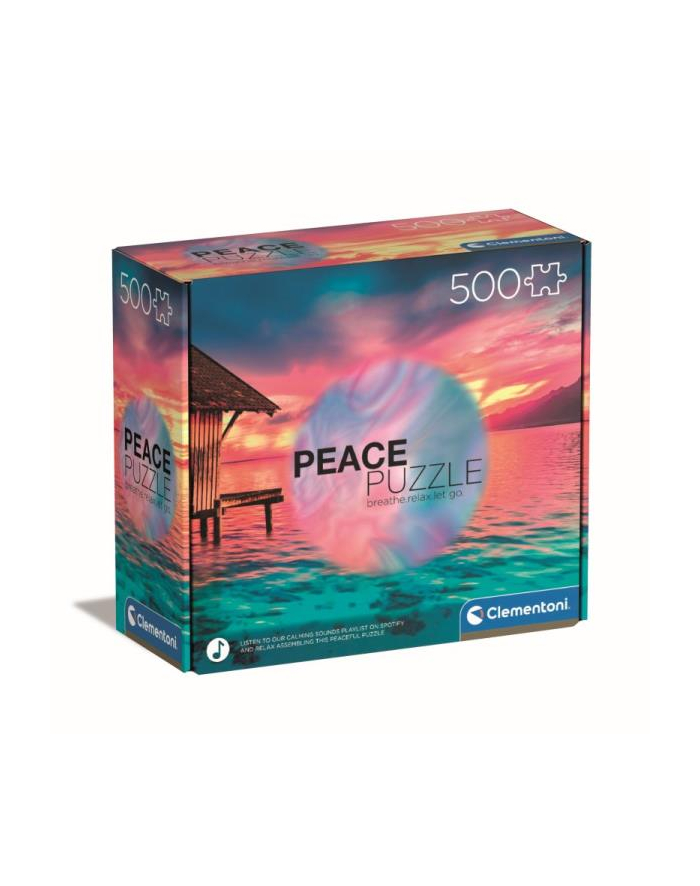 Clementoni Puzzle 500el Peace Żyjąc taraźniejszością (Living the present) 35120 główny