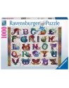 Puzzle 1000el Alfabet smoków 168149 RAVENSBURGER - nr 1