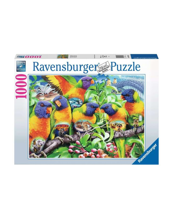 Puzzle 1000el Kraina Lorikeet 168156 RAVENSBURGER główny