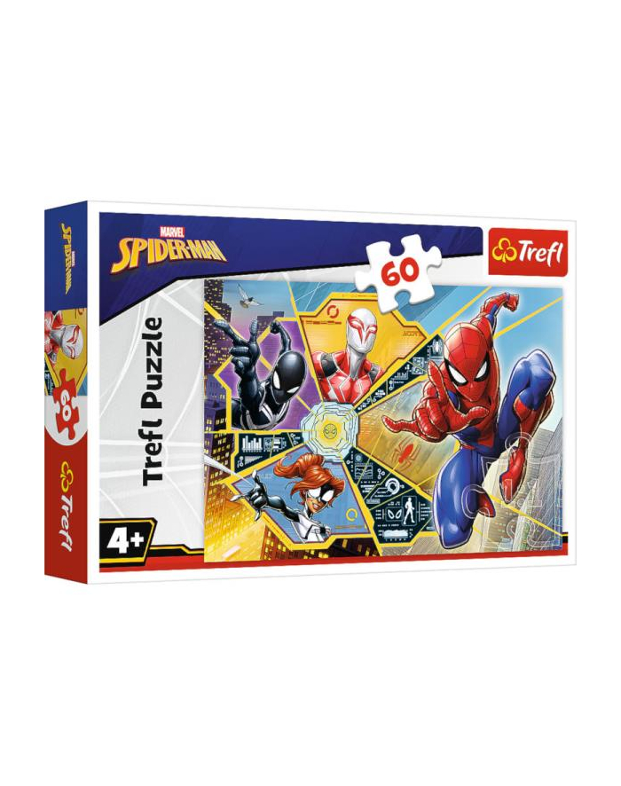 Puzzle 60el W sieci Spiderman 17372 Trefl główny