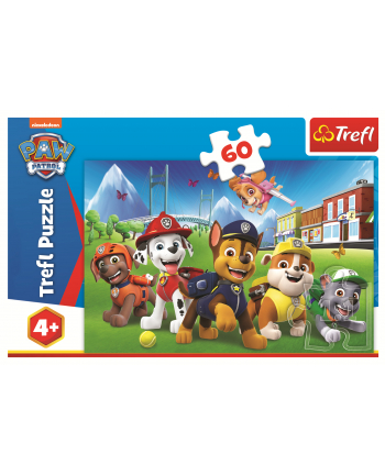 Puzzle 60el Paw Patrol na polanie. Psi Patrol 17375  Trefl