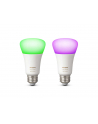 Philips Hue E27 double pack 2x570lm 60W - White ' Col. Amb. - nr 1