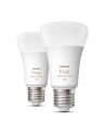 Philips Hue E27 double pack 2x570lm 60W - White ' Col. Amb. - nr 24