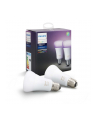 Philips Hue E27 double pack 2x570lm 60W - White ' Col. Amb. - nr 6