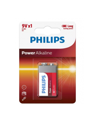 philips Bateria Power Alkaline 9V 1szt. blister (LR61)