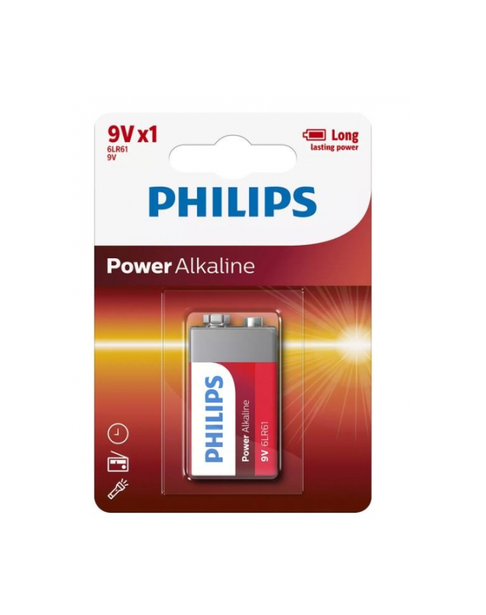 philips Bateria Power Alkaline 9V 1szt. blister (LR61) główny